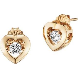 Julie Julsen Ohrstecker - Dancing Stone - Herz - JJER0196.3 - gold