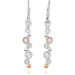 Clogau® Celebration Sterling Silver Drop Earrings with Topaz