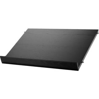 String Magasinhylde 30x58 Cm bejdset Ask - Hylder Askefinér Sort - WM5830-03-1