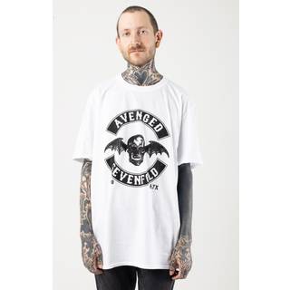 Avenged Sevenfold Skjorte Moto Seal Unisex White L