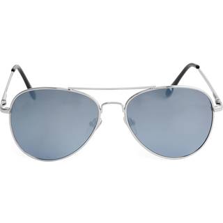 Sølv Aviator Solbriller med Spejlglas