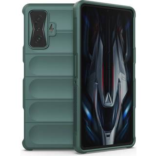 Xiaomi Poco F4 GT Fleksibelt Plastik Bagside Cover - Grøn