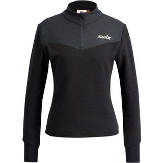 Swix Women's Dynamic Midlayer Half Zip Black/Phantom, XL