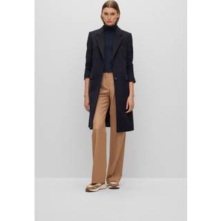 Frakke med slim fit i ny uld og kashmiruld