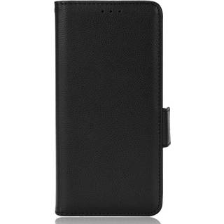 Asus Zenfone 10 / 9 Neutralt Læder Flip Cover m. Pung - Sort