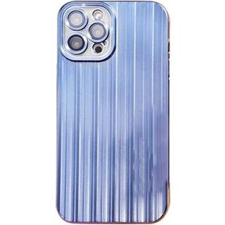 iPhone 14 Pro TPU Plastik Cover med Kameralinse Beskyttelse - Blå