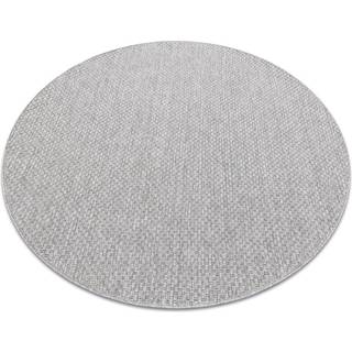Sisaltæppe TIMO 6272 cirkel SISAL udendørs lyse grå cirkel 120 cm