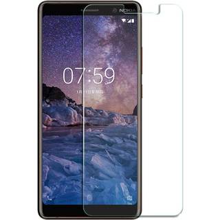 Nokia 7 Plus beskyttelsesfilm i hærdet glas med afrundede kanter - Transparent