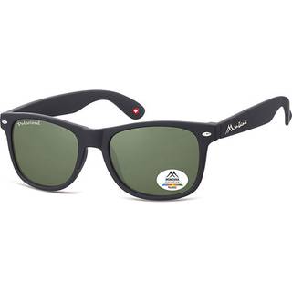 Montana Briller MP1-XL Polarized MP1A-XL 54 Solbriller Mænd Black - Black - 54mm