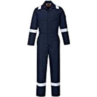 BizFlame Plus dame kedeldragt 350g - Marine (Størrelse: XL)