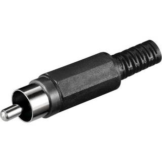 Luxorparts RCA-stik Han - Sort