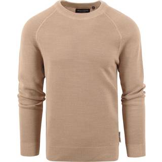 Marc O'Polo Herren Pullover beige unifarben