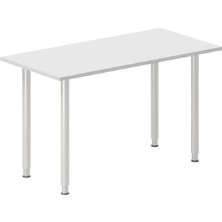 Skrivebord DNA, Lysgrå 1200x600 mm I-ben/Alugrå