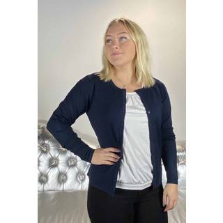 SC-Dollie 446 - Kort Strik Cardigan - Mørkeblå