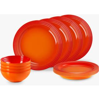 Le Creuset service sæt 12 dele volcanic