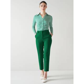 LK Bennett LK Bennett Green Mariner Trousers With Viscose