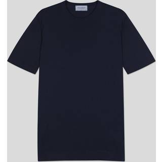 John Smedley Herren T-Shirt blau