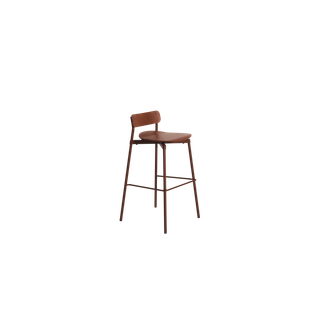 Petite Friture Fromme Bois H75 Barstol Rød Brun
