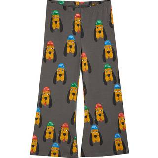 Mini Rodini Grey Bloodhound Flared Bukser - Str. 4-5y 104/110cm