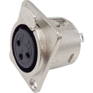 TRU COMPONENTS 1408819 XLR-stik Flangetilslutning,