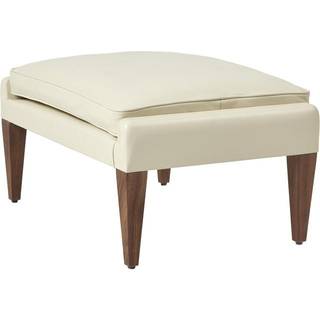 Gubi V11 Ottoman Amerikansk Valnød/Cream Læder