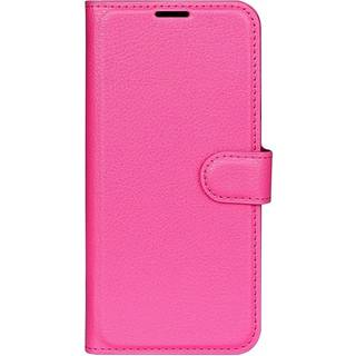 Samsung Galaxy A14 / A14 (5G) PU Litchi Læder Cover m. Pung - Pink
