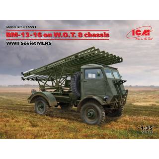 BM-13-16 on W.O.T. 8 chassis, WWII Soviet MLRS