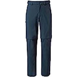 Vaude Farley Stretch T-Zip Pants III Zip off-bukser Herrer størrelse 50 - Short farve blå