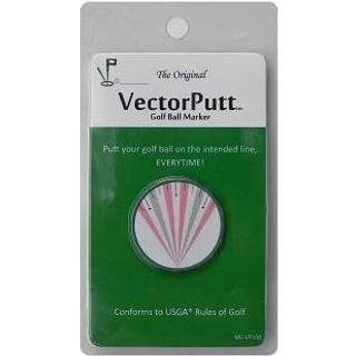 Vectorputt Golfboldmarkør og Justeringsværktøj - USGA-godkendt til professionelt spil, visuel sti til hullet for præcise putts