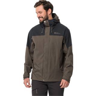 Jack Wolfskin Kammweg 2L Jacket Softshelljakke Herrer størrelse XXL farve brun