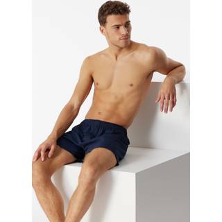 Schiesser Herren Boxershorts blau Baumwolle & Mix Gemustert