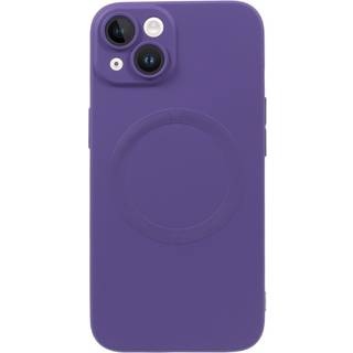 iPhone 13 Silikone Bagside Cover m. Kamerabeskytter - MagSafe Kompatibel - Lilla