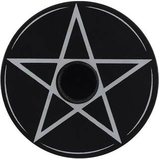 Flacher Pentagramm Kerzenhalter