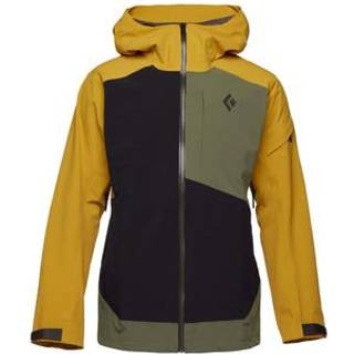 Black Diamond Men's Recon Stretch Ski Shell Jacket Amber/Tundra/Black, Amber-Tundra-Black, XL