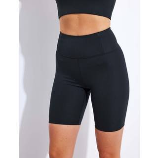 Girlfriend Collective Rib Bike shorts, sort, Størrelse: S, Dame