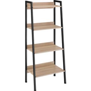 Stigereol - 57,5 x 34 x 138 cm,Industrielt lyst træ, egetræ Sonoma