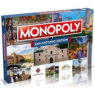 Monopolbr?tspil San Antonio Edition: 2-6 spillere Familiebr?tspil til b?rn og voksne br?tspil til b?rn 8 og op til b?rn og voksne ideelle til spi