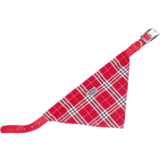 Halsbånd med tørklæde - Red - L: 42 cm