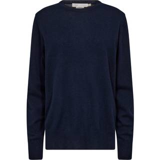 LukkaIW Cashmere Striktrøje, Marine Blue, XS/S