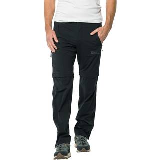 Jack Wolfskin Men's Glastal Zip Away Pants Black, 56
