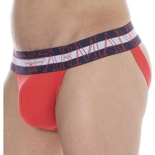 Emporio Armani Megalogo Cotton Jock - Red