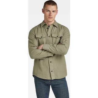 Marine Slim Shirt - Green - Men