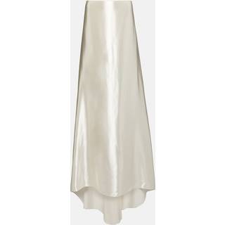 Ferragamo Bridal satin maxi skirt - white - L