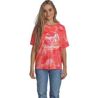 ColourWear Women's Surf Relaxed Tee Luscious Red, XS