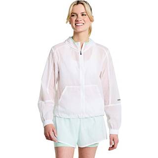 Saucony Women's Elevate Packaway Jacket White, S