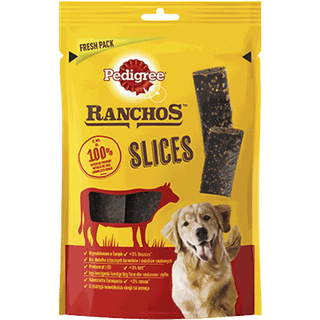 Pedigree Ranchos Okse Slices 4 stk