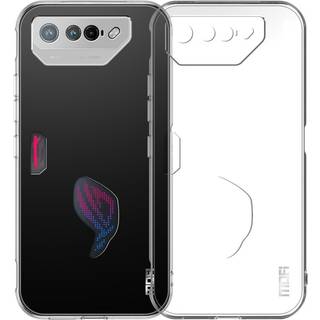 Asus Rog Phone 7 MOFI Fleksibelt Plastik Bagside Cover - Gennemsigtig