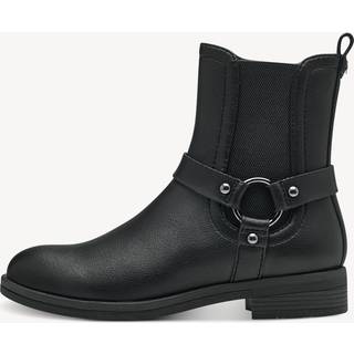 Tamaris Stiefelette Biker Boots schwarz Vegan 1-25352-41