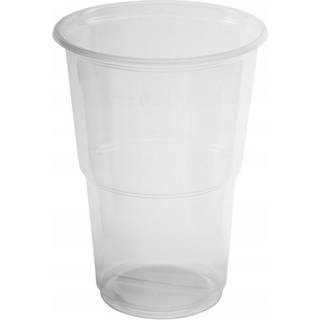 1000 stk. Genbrugelige Plastikglas 400 ml Transparent – Brudsikker elegance til enhver fest