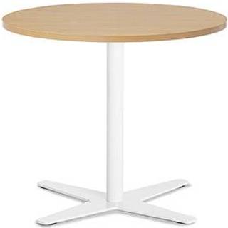 Bord Amy Ø650 mm H582 mm, Bøg laminat Hvidt understel